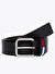 Tommy Hilfiger Siyah Erkek Deri Kemer TJM RYAN 3.5
