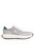 Calvin Klein Gri Erkek Deri Sneaker ATHLEISURE RUNNER LACEUP MIX