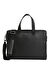 Calvin Klein Siyah Erkek Deri Laptop Çantası CK PREMIUM LEATHER  LAPTOP BAG