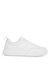 Calvin Klein Beyaz Erkek Deri Sneaker LOW TOP LACE UP BSKT PAD