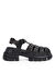 Tommy Hilfiger Siyah Kadın Deri Sandalet EN0EN02751