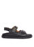 Tommy Hilfiger Siyah Kadın Deri Sandalet FW0FW08799