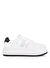 Calvin Klein Beyaz - Siyah Kadın Deri Sneaker YW0YW01641 