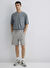 Mavi Gri Erkek Regular Straight Sweat Şort M0410165-80615_ŞORT