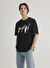 Mavi Siyah Erkek Oversize Baskılı T-Shirt M0612469-900