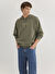 Mavi Haki Erkek Kapüşon Loose Fit Baskılı Sweatshirt M0611317-71546_KAPÜŞONLU MAVİ BASKI 