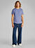 Calvin Klein Jeans Mavi  Erkek T-Shirt J30J323482PCP BADGE TURN UP SLEEVE