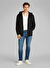 Calvin Klein Jeans Siyah Erkek Fermuarlı Sweatshirt J30J326858BEH WOVEN LABEL ZIP THRUH