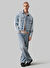 Calvin Klein Jeans Açık Mavi Erkek  Relaxed Denim Ceket J30J3265561AA