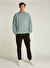 Calvin Klein Jeans Açık Gri Erkek Sweatshirt J30J326769PC2 TEXTURED CREPE JERSEY