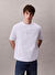 Calvin Klein Jeans Beyaz Erkek T-Shirt LV04RB295GYAA SS HI LOW EMB 16S JER