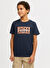 Jack & Jones Lacivert Erkek Çocuk Baskılı T-Shirt 12269876