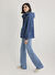 Mavi İndigo Kadın Oversize Mont M1110557-18790_KAPÜŞONLU CEKET