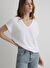 Mavi Beyaz Kadın Regular Fit T-Shirt M1612380-620_KISA KOLLU BASİC