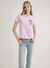 Mavi Pembe Kadın Slim Fit Baskılı T-Shirt M1612956-71117_ÇİÇEK BASKILI GRAFİK