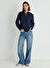 Mavi İndigo Kadın Yüksek Bel Geniş Fit Denim Pantolon M1010152-87779_MALIBU