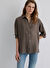 Mavi Kahverengi Kadın Loose Fit Gömlek M1210747-70133_UZUN KOLLU GÖMLEK