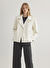 Mavi Kırık Beyaz Kadın Loose Fit Mont M1110615-70057_KADIN PU CEKET