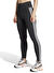 adidas IP2968 3 S LEGGINGS Siyah Dar Paça Lastikli Bel Normal Kalıp Kadın Tayt