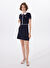 Guess V5GK00Z3D60A71W SS SWEATER DRESS Lacivert Desenli Kadın Elbise