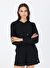 Guess V5RQ21KCLG2P9ZV MONICA LS HOODIE Siyah Kapüşon Standart Desenli Kadın Sweatshirt 