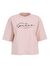 Guess V5RI12I3Z14G6F4 GUESS SIGNATURE TEE Ekru Kadın Box Fit Desenli T-Shirt 