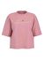 Guess V5RI12I3Z14G6J8 GUESS SIGNATURE TEE Pembe Kadın Box Fit Desenli T-Shirt 