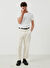 American Vintage Beyaz Erkek Standart Kalıp T-Shirt MSON25TGE25BLANC