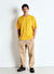 American Vintage Sarı Erkek Oversize T-Shirt MFIZ02AE25POVI