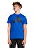 Adidas Lacivert - Siyah Erkek Çocuk Baskılı T-Shirt JC9661-J BL TEE 160