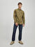 Jack & Jones Yeşil Erkek Gömlek Rahat Denim Gömlek 12138115_JJESHERIDAN SHIRT L/S NOOS 