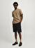 Jack & Jones Siyah Erkek Rahat Kargo Şort 12248685_JPSTCOLE BARKLEY CARGO SHO