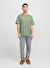Jack & Jones Yeşil Erkek Standart T-Shirt 12269335_JJTEX TEE SS CREW NECK