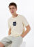 Jack & Jones Ekru Erkek Normal T-Shirt 12277888_JORBOSTON TEE SS CREW NECK