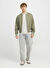 Jack & Jones Bej Erkek Rahat T-Shirt 12269369_JJTAKA TEE SS CREW NECK