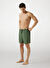 Guess Yeşil Erkek Desenli Şort Mayo SWIMTRUNK MEDIUM EMB