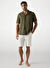 Guess Yeşil Erkek Apaş Normal Desenli Gömlek SS BOWLING AOP SHIRT