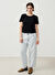 American Vintage Siyah Kadın Oversize T-Shirt GAMI02BE25_NOIR