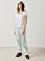American Vintage Beyaz Kadın Oversize T-Shirt JAC51E25_BLANC