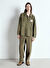 American Vintage Yeşil Kadın Gömlek Loose Fit Düz Denim Ceket UZA16AE25_OLIVE