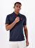 Guess Lacivert Erkek Slim Fit Desenli Polo T-Shirt M4YP35KCBM0G7V2 SS TECH STRETCH