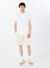 Guess Bej Erkek Loose Fit Desenli Sweat Şort M5GD10KCN01G1V7 CLOVIS SHORTS