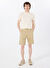 Guess Bej Erkek Regular Fit Desenli Şort M5GD47WFIC0G1FE CLEMENT TWILL SHRT