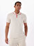 Guess Ekru Erkek Slim Fit Desenli Polo T-Shirt M4YP35KCBM0G1I6 SS TECH STRETCH