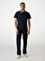 Guess Lacivert Erkek Slim Fit Desenli Polo T-Shirt M5GP66J1314G7V2 NOLAN SS POLO