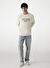 Guess Beyaz Erkek Bisiklet Standart Desenli Sweatshirt M5RQ15KCN01G1H6 CN BASIC LOGO SWT