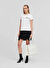 KARL LAGERFELD Beyaz Kadın Normal T-Shirt A1W17019