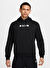 Nike HJ0606-010 U NSW CLUB HDY PO BB GN Siyah Kapüşon Yaka Normal Kalıp Baskılı Erkek Sweatshirt