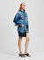 Karl Lagerfeld Jeans Mavi Kadın Normal Denim Ceket A2W14013