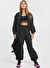 Nike Siyah Kız Çocuk Düz Sweatpant FZ5554-010-G NSW CARGO PANT STY STA
